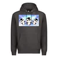 Smoke cute penguin Premium Hoodie - TumblerDesignByShophia