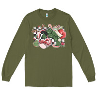 Army Green gamer christmas game controller Long Sleeve Tee - MaliasSmallBusiness
