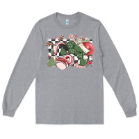 Heather Grey gamer christmas game controller Long Sleeve Tee - MaliasSmallBusiness