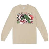 Mushroom gamer christmas game controller Long Sleeve Tee - MaliasSmallBusiness
