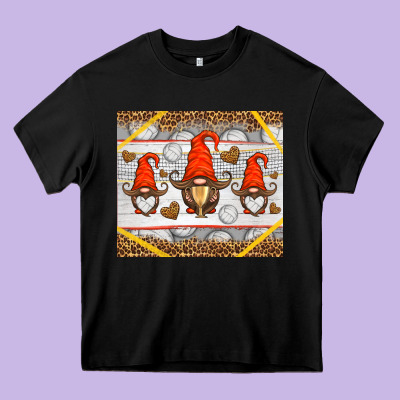 Western Volleyball Gnome Heavy Core Tee Designed By Hra Design Shop