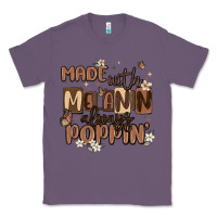 Lavender made with melanin always poppin Classic Tee - MaliasSmallBusiness