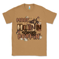Toasted Coconut made with melanin always poppin Classic Tee - MaliasSmallBusiness