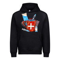 Black Nurse Coffee Mug Urban Hoodie - FaDigitalArtStudio