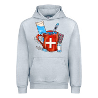 Heather Grey Nurse Coffee Mug Urban Hoodie - FaDigitalArtStudio
