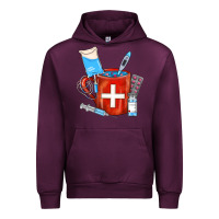 Mauve Wine Nurse Coffee Mug Urban Hoodie - FaDigitalArtStudio