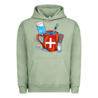 Pigment Oil Green Nurse Coffee Mug Urban Hoodie - FaDigitalArtStudio