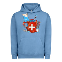 Pigment Pebble Blue Nurse Coffee Mug Urban Hoodie - FaDigitalArtStudio