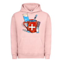 Pigment Salmon Nurse Coffee Mug Urban Hoodie - FaDigitalArtStudio