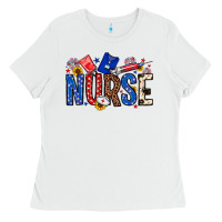 White American Nurse Ladies Tee - Neo Western