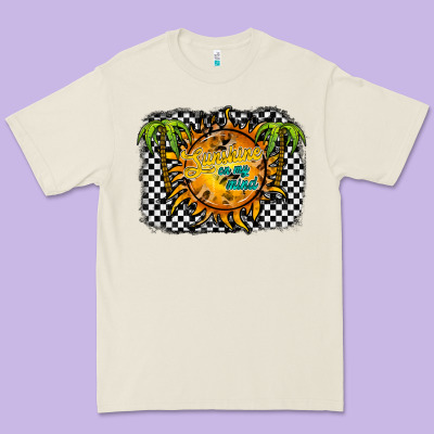 Sunshine On My Mind Premium Tee Designed By Racoondesign