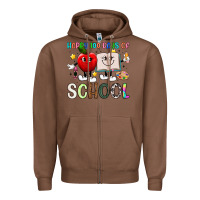 Chestnut happy 100 days of school Zipper Hoodie - Artiststas