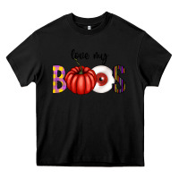 Black love my boos Heavy Core Tee - CowhideDigitalArt