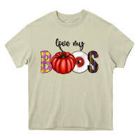 Mossy love my boos Heavy Core Tee - CowhideDigitalArt
