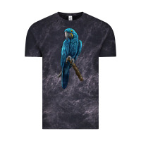 Cloud Black Hyacinth Macaw Vintage Tee - LillyAllenDesigns