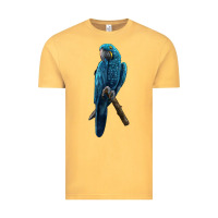 Vintage Mustard Hyacinth Macaw Vintage Tee - LillyAllenDesigns
