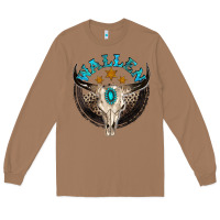 Toasted Coconut wallen with bull skull Long Sleeve Tee - NancyCooperArtShop