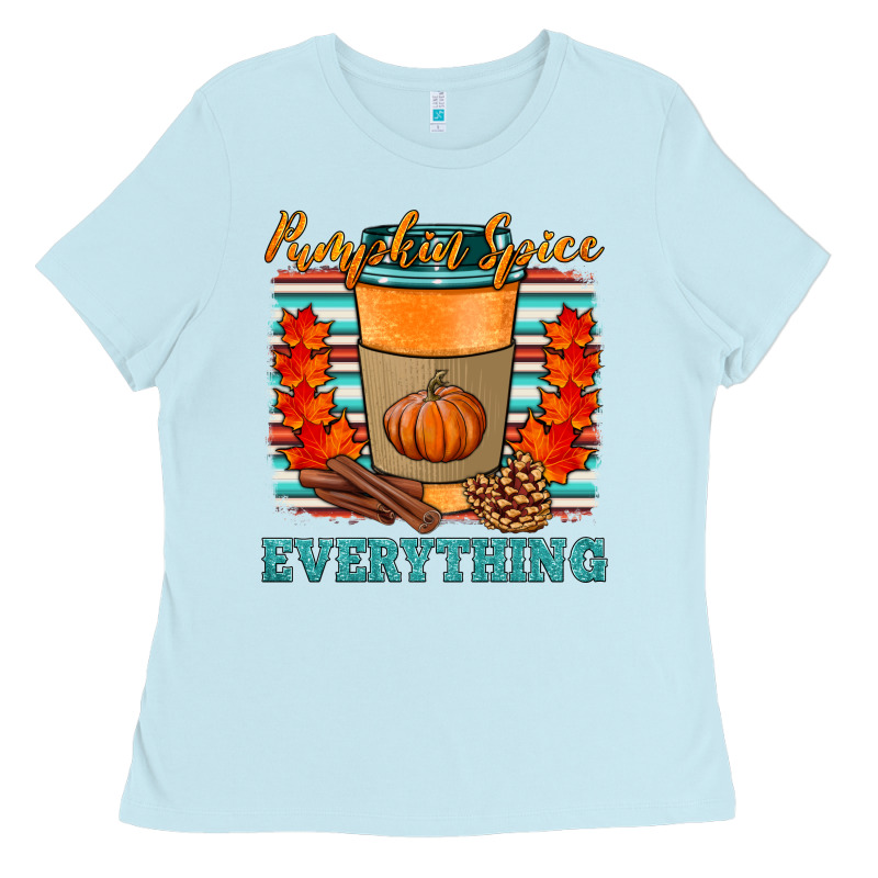 Pumpkin Spice Everything Ladies Tee by HRA Design Shop | Teevron