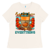 Bone pumpkin spice everything Ladies Tee - HRA Design Shop