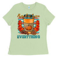 Matcha pumpkin spice everything Ladies Tee - HRA Design Shop