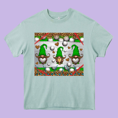 Western Golf Gnome Heavy Core Tee Designed By Hra Design Shop