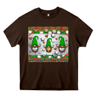 Chocolate Brown western golf gnome Heavy Core Tee - HRA Design Shop