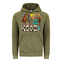 Vintage Olive and they call the thing rodeo Vintage Hoodie - NancyCooperArtShop
