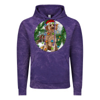 Cloud Purple Cockapoo Christmas Vintage Hoodie - RanaPortraitStore