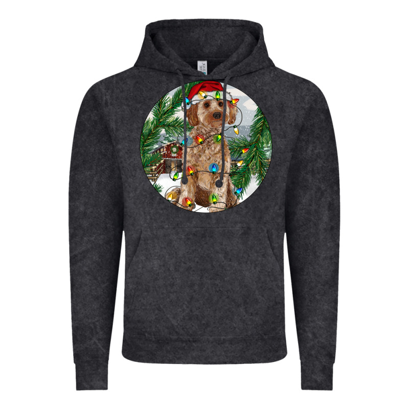 Cockapoo Christmas Vintage Hoodie by RanaPortraitStore | Teevron