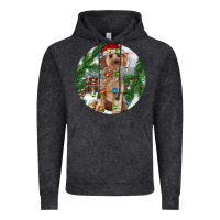 Vintage Black Cockapoo Christmas Vintage Hoodie - RanaPortraitStore