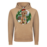 Vintage Coffee Cockapoo Christmas Vintage Hoodie - RanaPortraitStore