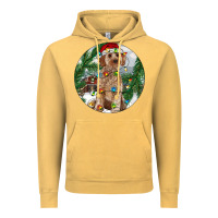 Vintage Mustard Cockapoo Christmas Vintage Hoodie - RanaPortraitStore