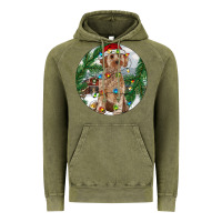 Vintage Olive Cockapoo Christmas Vintage Hoodie - RanaPortraitStore