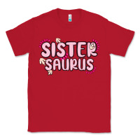 Red sister saurus Classic Tee - MaliasSmallBusiness