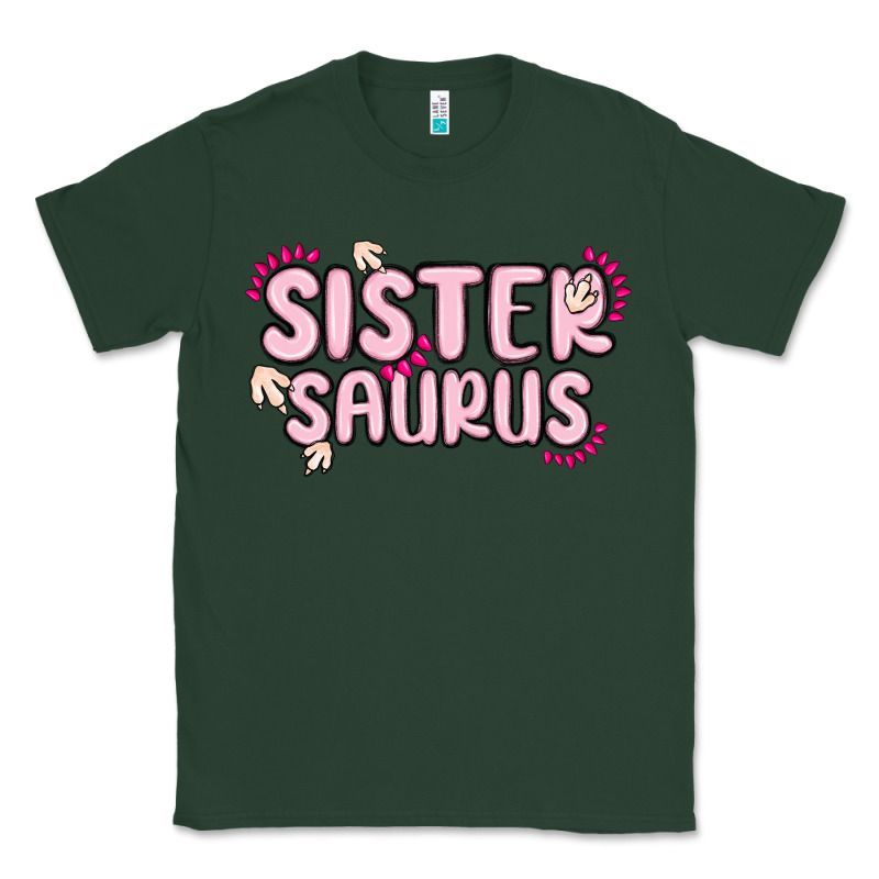 Sister Saurus Classic Tee by MaliasSmallBusiness | Teevron