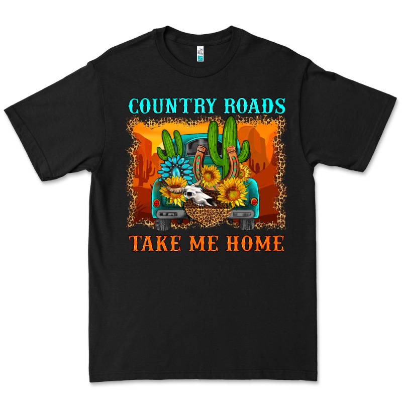 Country Roads Take Me Home Premium Tee by HRA Design Shop | Teevron