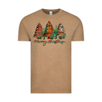 Vintage Coffee western christmas trees merry christmas Vintage Tee - Jasminsmagicworld