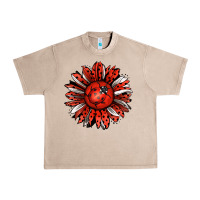 French Oak Ladybug Sunflower Urban Heavy Tee - Jasminsmagicworld
