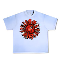 Grape Ice Ladybug Sunflower Urban Heavy Tee - Jasminsmagicworld