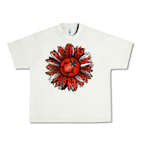 Pistachio Ladybug Sunflower Urban Heavy Tee - Jasminsmagicworld