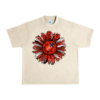 Sandshell Ladybug Sunflower Urban Heavy Tee - Jasminsmagicworld