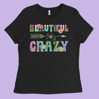 Beautiful Crazy Ladies Tee Designed By Cowhidedigitalart