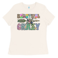 Bone beautiful crazy Ladies Tee - CowhideDigitalArt