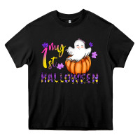 Black my 1st halloween Heavy Core Tee - CowhideDigitalArt