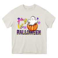Cream my 1st halloween Heavy Core Tee - CowhideDigitalArt