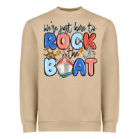 Mushroom were just here to rock the boat Heavyweight Sweatshirt - MaliasSmallBusiness