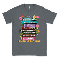 Charcoal Heather the original women of the bible books full color Classic Tee - JahusDesignShop