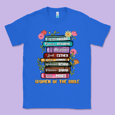 The Original Women Of The Bible Books Full Color Classic Tee Designed By Jahusdesignshop