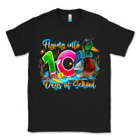 Black name flying into 100 days of school Classic Tee - CowhideDigitalArt