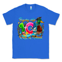True Royal name flying into 100 days of school Classic Tee - CowhideDigitalArt